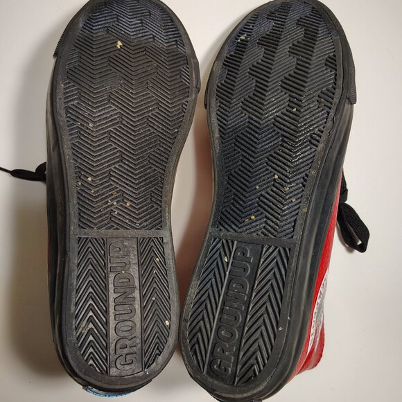 Hot Topic High Top Red Sneakers Ground Up Riverdale South Side Serpents Street - Picture 8 of 8